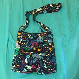 Vera Bradley- Hipster Crossbody: Midnight Blues